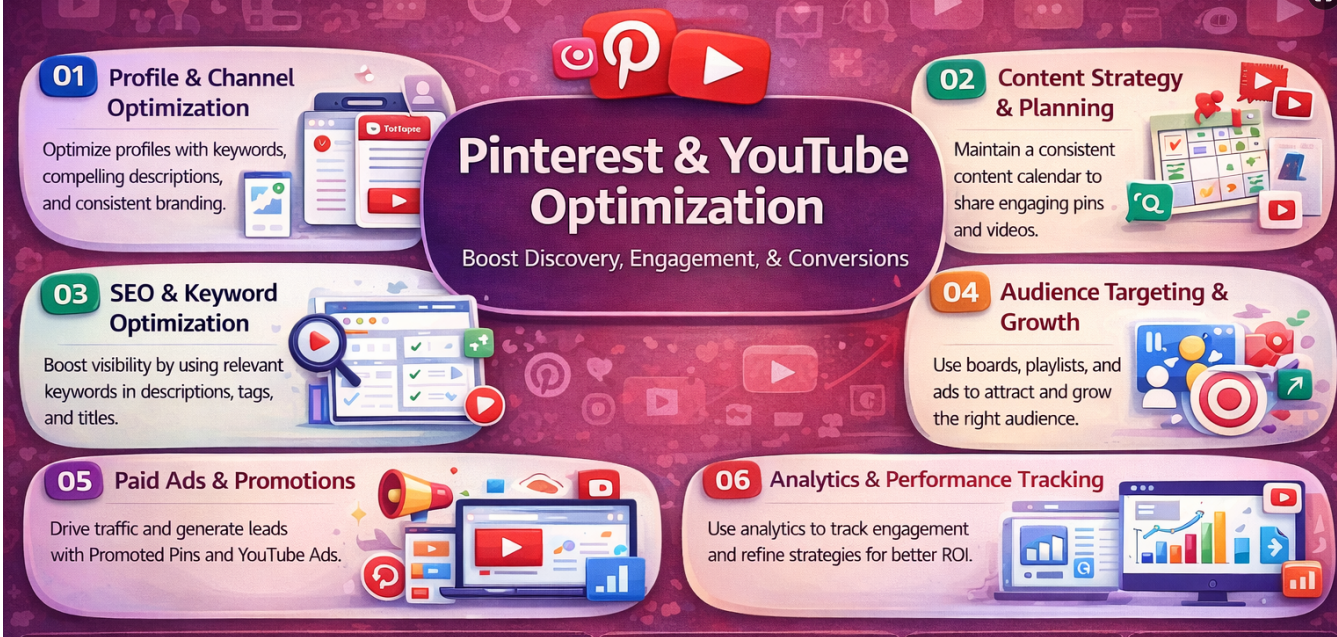 Pinterest & YouTube Optimization