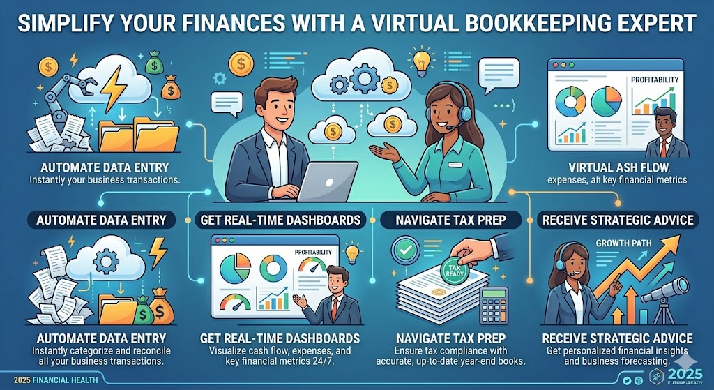 Simplify Your Finances with a Virtual Bookkeeping Expert