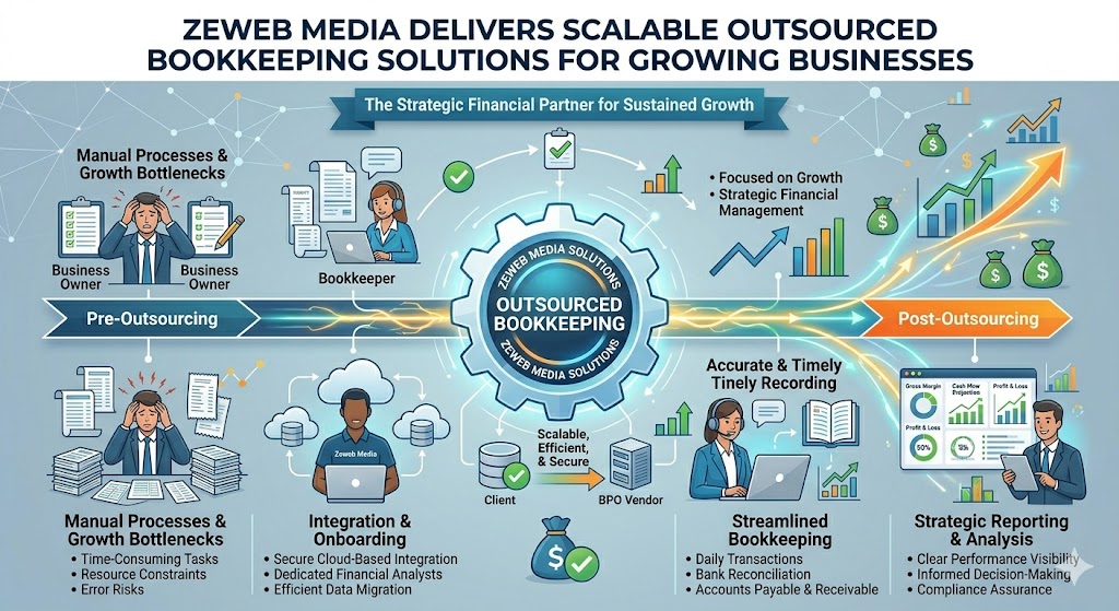 Zeweb Media Delivers Scalable Outsourced Bookkeeping Solutions for Growing Businesses
